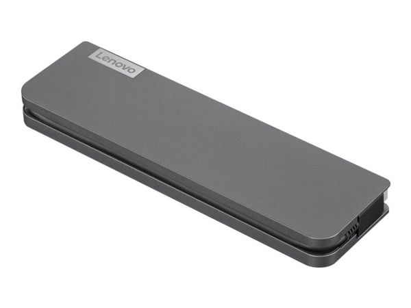 Lenovo USB-C Mini Dock - Mini-dockningsenhet - USB-C - VGA, HDMI - 1GbE - 65 Watt