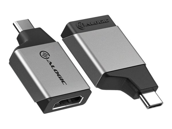 ALOGIC ULCHDMN-SGR, USB Type-C, HDMI-lähtö, 3840 x 2160 pikseliä