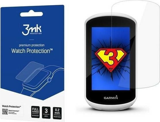 3MK Watch Protection, Skärmskydd, Smartwatch, Transparent, Garmin, Edge Explore, Härdat glas