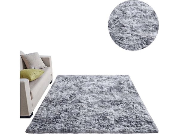 Strado teppe Ombre Shaggy Strado 200x250 OmbreSilver (Lys grå)