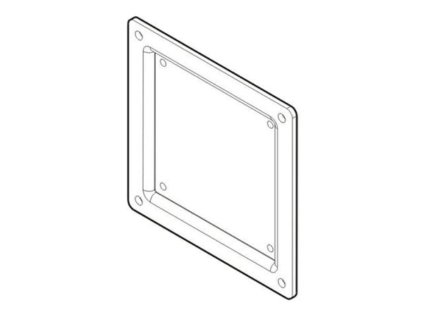 Neomounts FPMA-VESA100 - Monteringskomponent (VESA-adapterplate) - for LCD-skjerm - svart - skjermstørrelse: 10"-30"