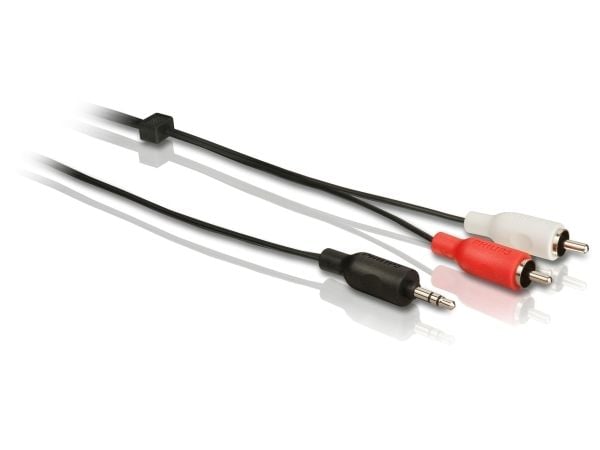 Philips SWA2520W - Lydkabel - mini-phone stereo 3.5 mm hann til RCA hann - 3 m - skjermet