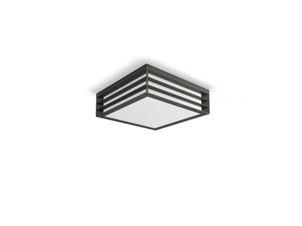 Philips myGarden Moonshine-taklampe, 28 W, E27, ingen pære, Vegglys, Antrasitt, Metall, IP44, Hage, Terrasse, II