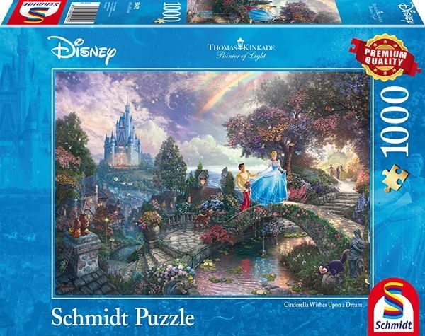 Schmidt Spiele Disney Cinderella, 1000 styck, Tecknade serier