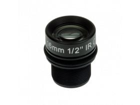 AXIS - CCTV-objektiv - 1/2" - M12-montering - 16 mm - f/1.8 (paket om 4) - för AXIS F1005-E Sensor Unit, FA1105 Sensor Unit