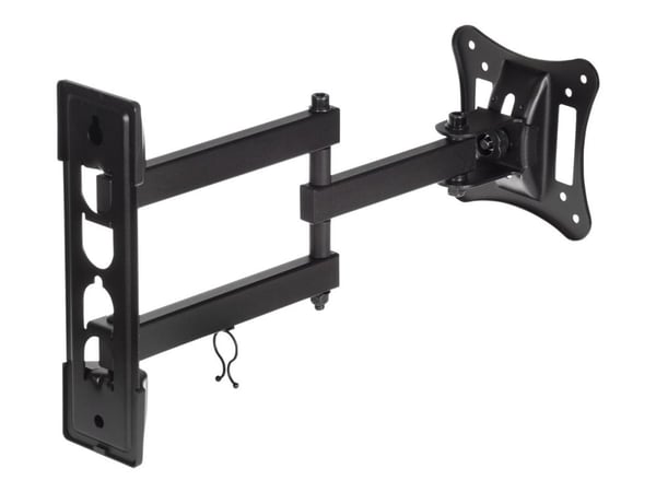 Maclean MC-719 - Brakett - for flatpanel - svart - skjermstørrelse: 13"-27" - veggmonterbar