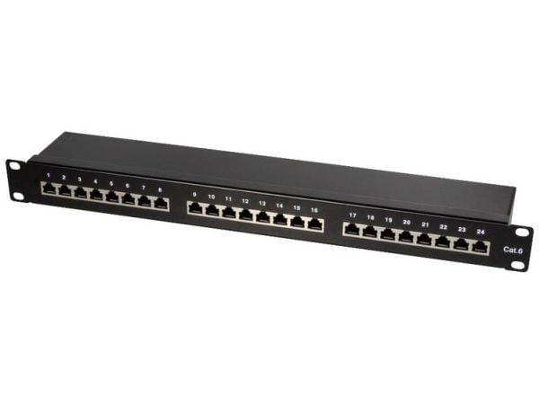 LogiLink NP0055, Cat6, S/UTP (STP), Sort, Stål, RoHS, ISO/IEC 11801, TIA/EIA 568C.2