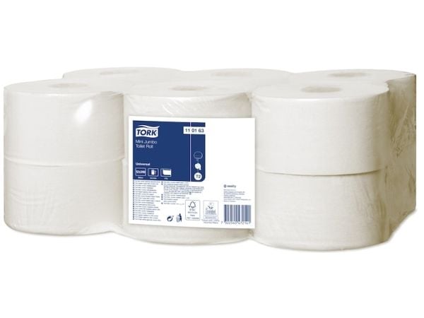 Tork 110163, 1200 arkkia, valkoinen, 240 m, 20 cm, 9,4 cm, 18,8 cm