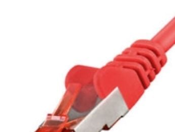 DIGITUS - Patchkabel - RJ-45 (han) til RJ-45 (han) - 5 m - SFTP - CAT 6 - booted, halogenfri, knastfri - rød