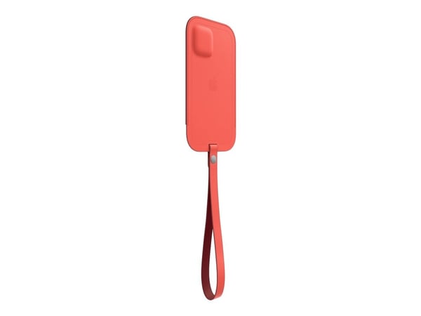 Apple Sleeve with MagSafe - Beskyttelsesmuffe for mobiltelefon - lær - rosa sitrus - for iPhone 12 mini