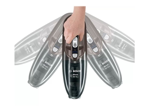 Bosch Move BHN16L - Støvsuger - håndholdt - uten pose - uten kabel - grå