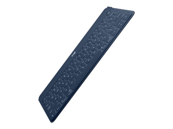 Logitech Keys-To-Go - Tastatur - trådløs - Bluetooth - QWERTY - Nordisk (dansk/finsk/norsk/svensk) - klassisk blå