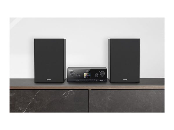 Grundig CMS 5000 BT DAB+ WEB - Mikrosystem - 2 x 50 watt - svart