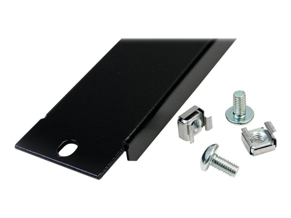 StarTech.com BLANKB1, Tyhjä paneeli, Terästä, musta, 273,7 g