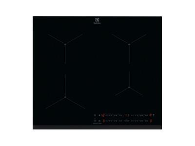 Electrolux 700 EIS62443 - Induksjonskomfyrtopp - 4 plater - Nisje - bredde: 56 cm - dybde: 49 cm - med fasettert frontkant - svart