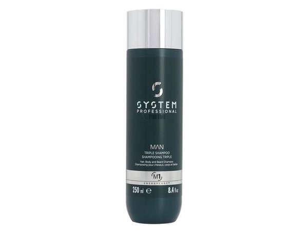 System Professional Man Triple Shampoo M1, 250ml