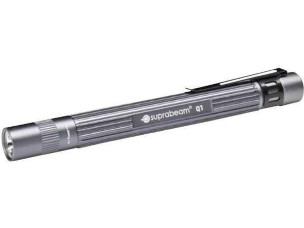 Suprabeam Q1 SUPRABEAM Q1 Kynälamppu Paristokäyttöinen LED (RGB) 14,2 cm Harmaa