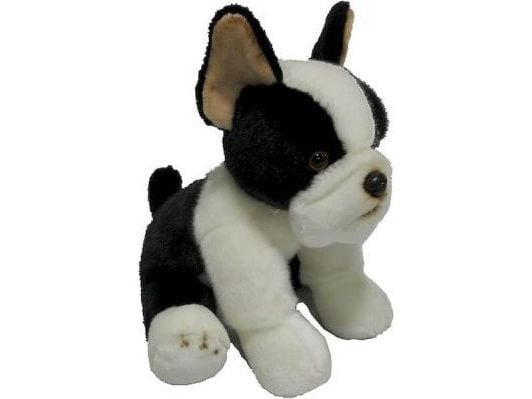 Smily Boston terrier hundemaskot 30cm