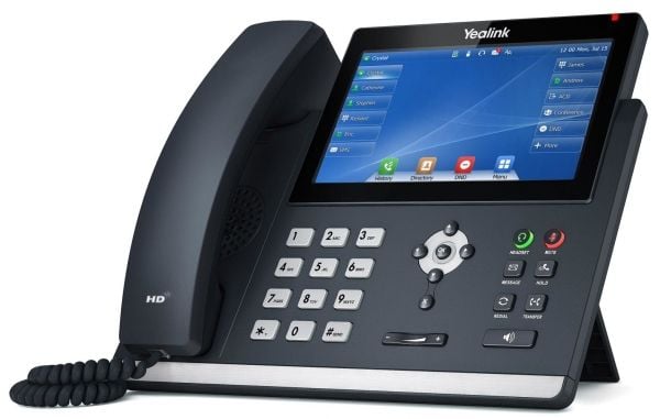 Yealink SIP-T48U - VoIP-telefon - 3-veis samtalefunksjon - SIP, SIP v2, SRTP - 16 linjer - klassisk grå