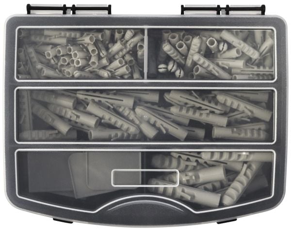 Work-it Work>it® assorterte plugger i sortimentskasse med 230 deler