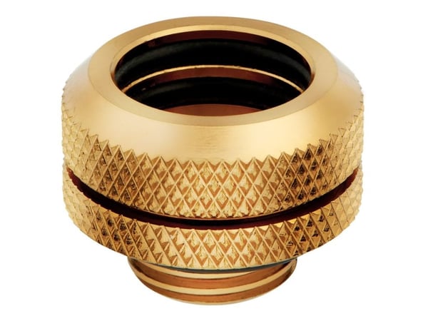 CORSAIR Hydro X Series XF Hardline 14mm OD Fitting - Armatur for væskekjølesystem - gull (en pakke 4)