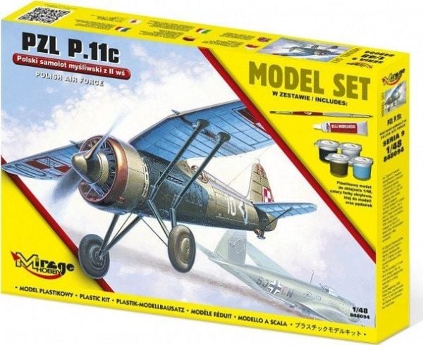 Plastmodellset flygplan P.11C