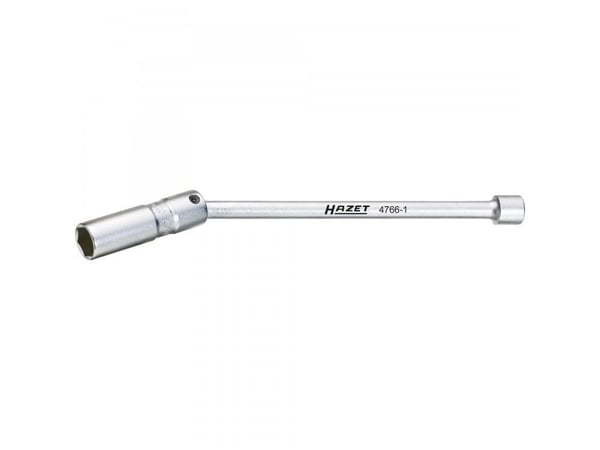 HAZET 4766-1, Tennpluggnøkkel, 1 stykker, Kromfarget, 27 cm, 255 g, 3/8"