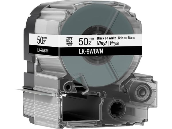 Epson LK-9YBVN - Vinyl - svart på gult - Rulle (5 cm x 7 m) 1 kassett(er) etiketttejp - för LabelWorks LW-Z5000BE, LW-Z5010BE, LW-Z5010BE AZ, LW-Z5...