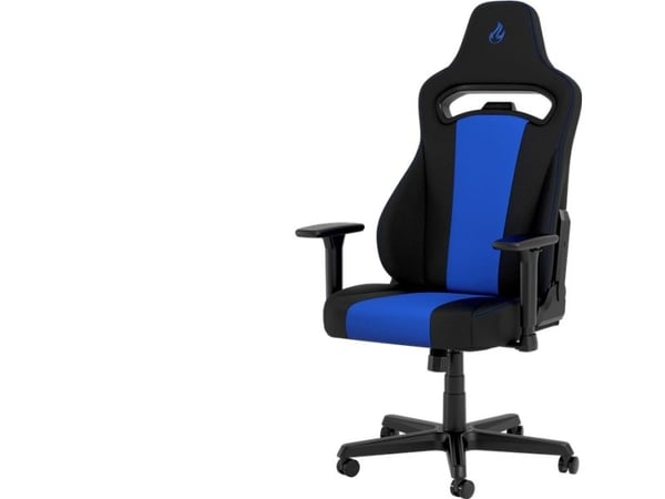 Nitro Concepts E250, Polstret sete, Polstret ryggstøtte, Sort, Blå, Sort, Blå, Stoff, Skum, Stoff, Skum