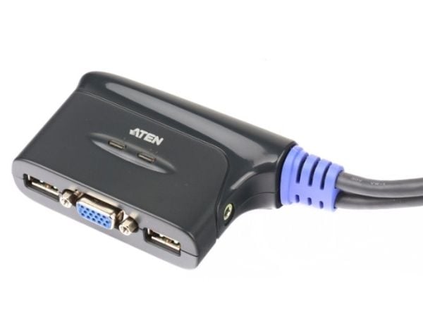 ATEN CS62U - KVM / lydsvitsj - 2 x KVM/lyd - 1 lokalbruker - stasjonær