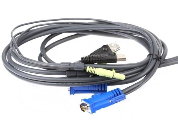 ATEN CS62U - KVM / lydsvitsj - 2 x KVM/lyd - 1 lokalbruker - stasjonær
