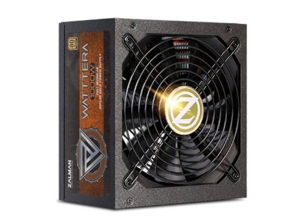 ZALMAN WATTTERA ZM1000-EBTII - Strømforsyning (intern) - ATX12V 2.3/ EPS12V - 80 PLUS Gold - AC 100-240 V - 1000 watt - aktiv PFC