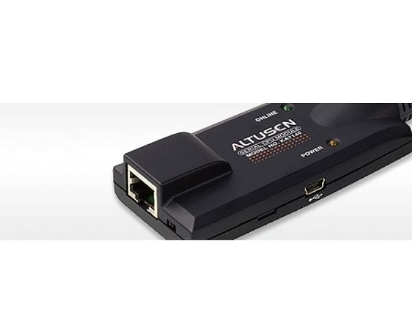 ATEN KA7140, Musta, DB-9, RJ-45, Naaras/naaras, Muovi, 72 g