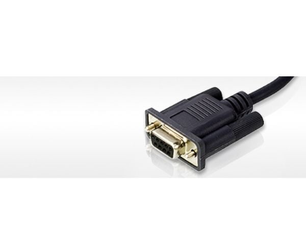 ATEN KA7140, Musta, DB-9, RJ-45, Naaras/naaras, Muovi, 72 g