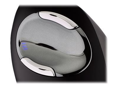 Evoluent VerticalMouse D Small - Vertikal mus - ergonomisk - laser - 6 knapper - trådløs - USB trådløs mottaker