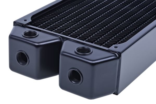 Alphacool NexXxoS ST25, Radiatorblokk, Kobber (Cu), Stål, Sort, 1/4", CE, FC, RoHS, 120 mm