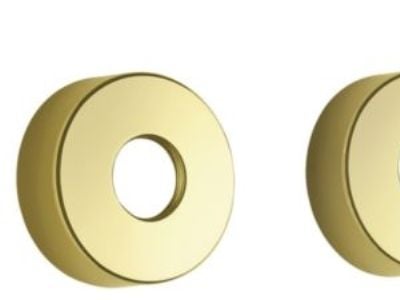 Rosetter 2 st 3/4" Ø75 polerad mässing