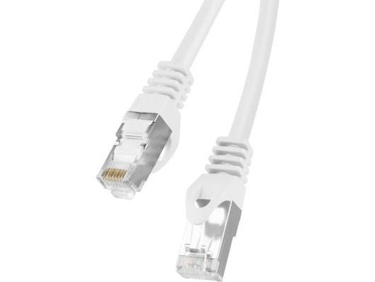 Lanberg - Koblingskabel - RJ-45 (hann) til RJ-45 (hann) - foliebelagt uskjermet tvinnet kabelpar (F/UTP) - CAT 6 - formstøpt, uten hindringer, fler...