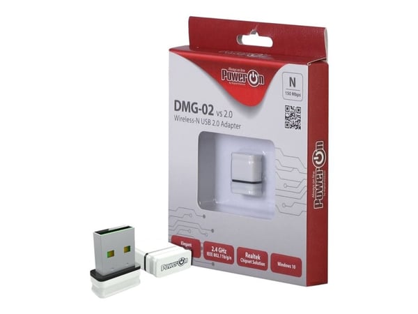Inter-Tech DMG-02 - Nettverksadapter - USB 2.0 - 802.11b/g/n