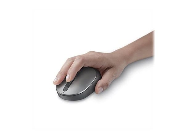 Dell MS5120W - Mus - optisk - 7 knapper - trådløs - 2.4 GHz, Bluetooth 5.0 - titan grå - med 3 års Advanced Exchange Service - for Latitude 54XX, 5...
