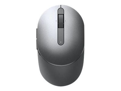 Dell Pro Plus Compact MS5120W - Mus - optisk - 7 knappar - trådlös - 2.4 GHz, Bluetooth 5.0 - Titan gray - med 3 års avancerad utbytesservice