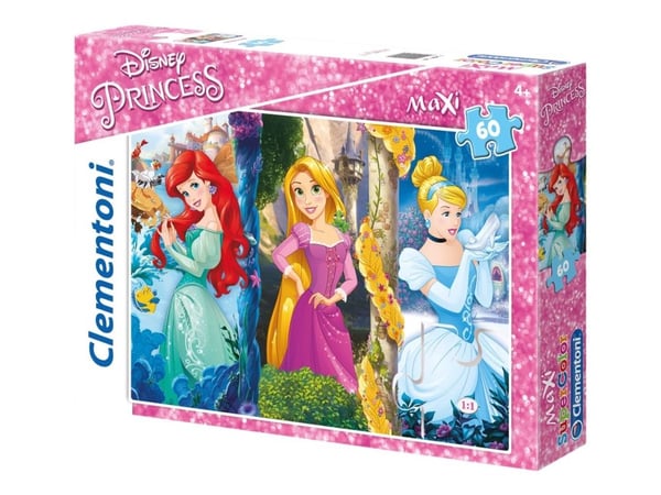 Clementoni SuperColor Maxi Disney Princess - Disney Princess - puslespill - 60 deler