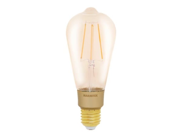 Marmitek Smart me Smart comfort Glow XLI - LED-filamentlyspære - form: ST64 - E27 - 6 W (ekvivalent 40 W) - klasse E - varmt hvitt lys - 2500 K