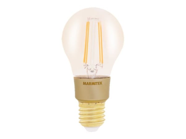 Marmitek Smart me Smart comfort Glow MI - LED-filamentlyspære - form: A60 - E27 - 6 W (ekvivalent 40 W) - klasse E - varmt hvitt lys - 2500 K