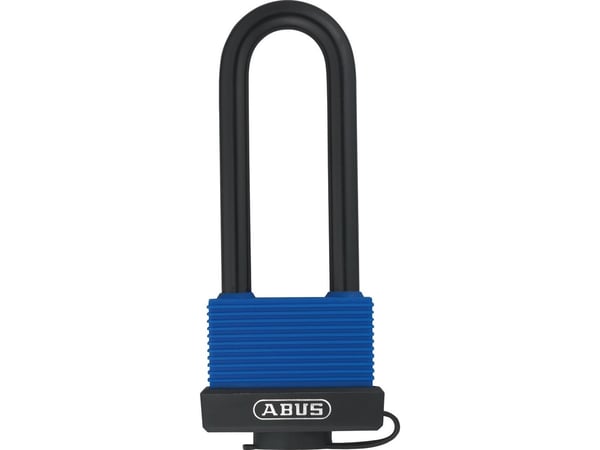 ABUS 35834, Konventionellt hänglås, Tangentlås, Lika låsning, Staket, Garage, Shed, Förvaringsskåp, Verktygslåda, Trailer, Workshop, Svart, Blå, mä...