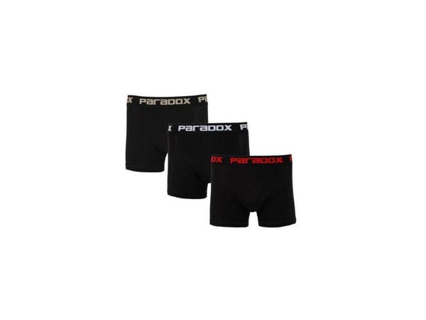 PARADOX boxershorts 3 pak black 1 - XXL