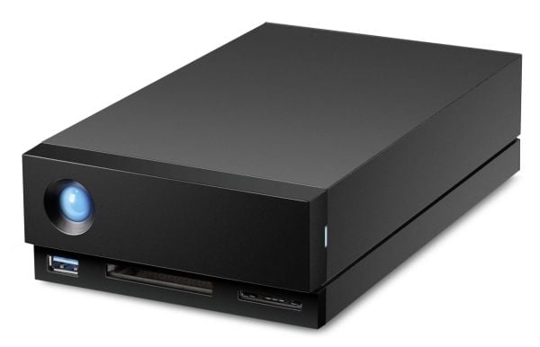 LaCie 1big Dock STHS10000800 - Hårddiskarray - 10 TB - 1 fack (SATA-600) - HDD 10 TB x 1 - Thunderbolt 3, USB 3.1 (extern) - med 5 års återställnin...