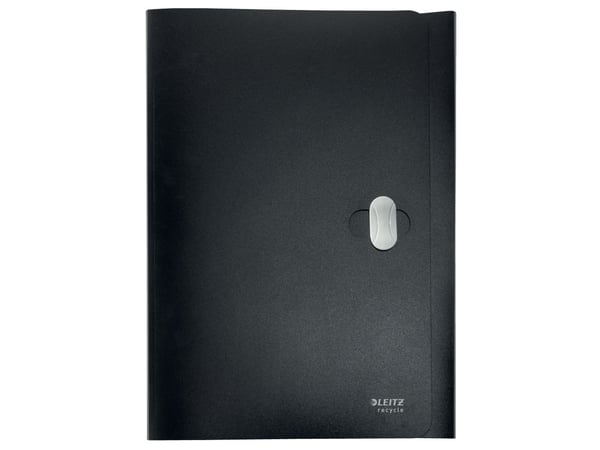 Leitz - 3-fliksmappe - for A4 (210 x 297 mm) - kapasitet: 150 ark - svart