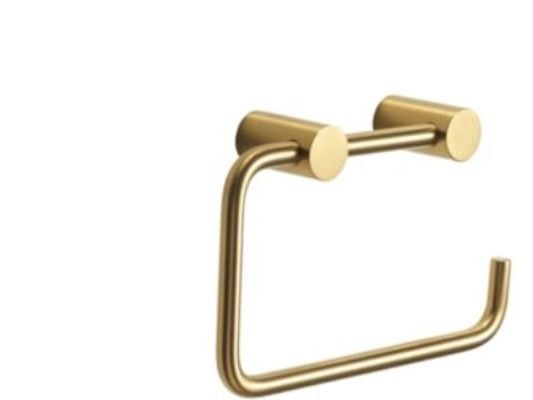 Pressalit - Toalettpapirholder - rustfritt stål (AISI 304) - børstet messing