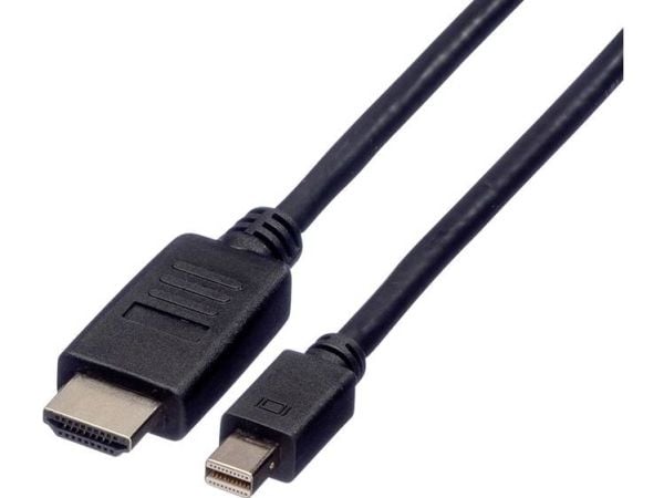 ROLINE 11.04.5792, 3 m, Mini DisplayPort, Hankjønn, Hankjønn, Rett, Rett